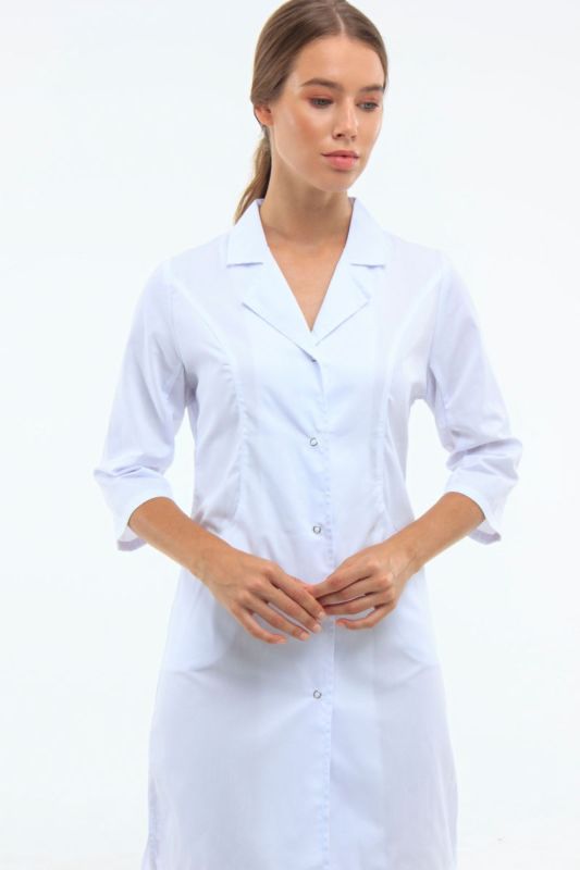 Медичний халат 126 колір білий