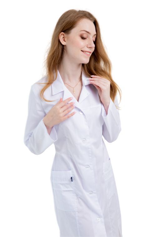 Халат медичний жіночий 0613 колір білий