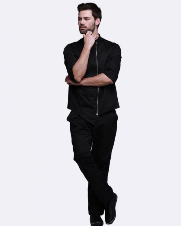 Медичний костюм 20885 колір чорний