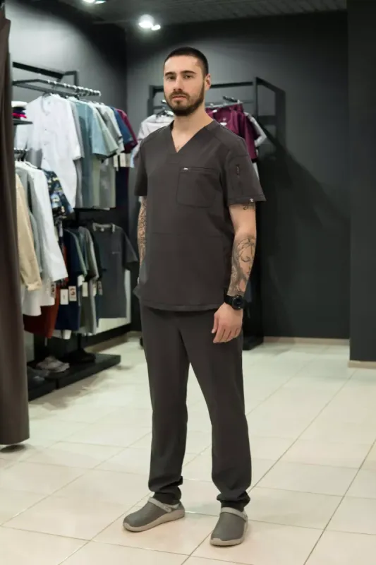 Урус чоловічий Медичний Костюм колір Пепелястий графіт