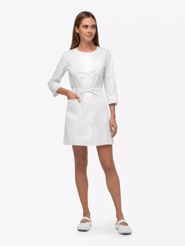 Діана Жіночий Медичний Халат білий