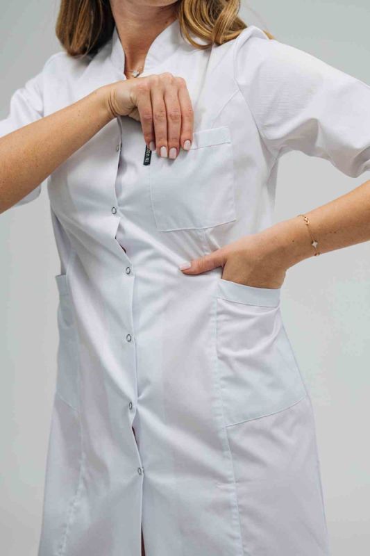 Медичний халат 117 колір білий