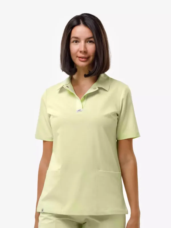 Медді Жіноче Медичне Поло колір лимон