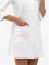 Аміна Медичний Халат колір білий рукав 3/4