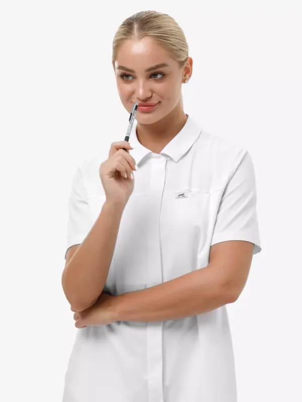 Медичний Халат Ума Жіночий білий 